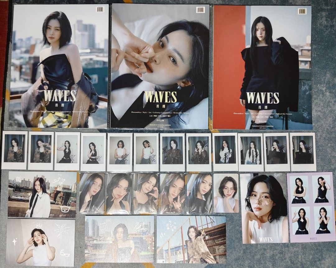 (TINGI/SET) ITZY Ryujin WAVES Magazine 2026 (Category: K-Wave Merchandise) located in Manila. Submitted by _itzypissyyy (Listing ID 1470748782, Image 1). Description: 🫶ONHAND RYUJIN WAVES MAGAZINE 2026 Hello, MIDZYs! 🫶🏻🥹 Baka may naghahanap ng Ryujin Waves items to add to your collection! 💗 ✨I'm selling this Ryujin Waves inclusions, available for TINGI / PER SET or TAKE ALL! 📌 Prices are indicated in the photo 📌 Available for tingi or per 