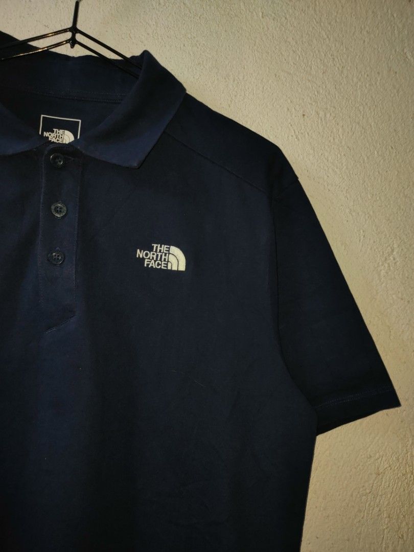 TNF POLO SHIRT (Navy Blue) (Category: Formal Shirts) located in Baguio. Submitted by jathriftx (Listing ID 1470838495, Image 2). Description: TNF POLO SHIRT (Navy Blue) Medium L27 x W22 Good as new.