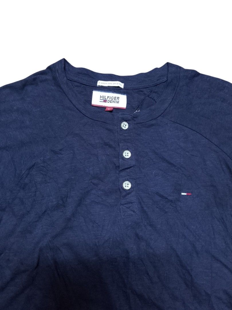TOMMY HILFIGER HENLEY SHIRT (Category: Tshirts & Polo Shirts ) located in Naga. Submitted by choythrift (Listing ID 1470873345, Image 2). Description: TOMMY HILFIGER HENLEY SHIRT Condition: 9/10 Color rate: 9/10 Plus shipping fee J and t , flash express /drop off urban chicc Meet up around Naga city and Magarao Location: Naga City, Bicol Direct Message 💌.