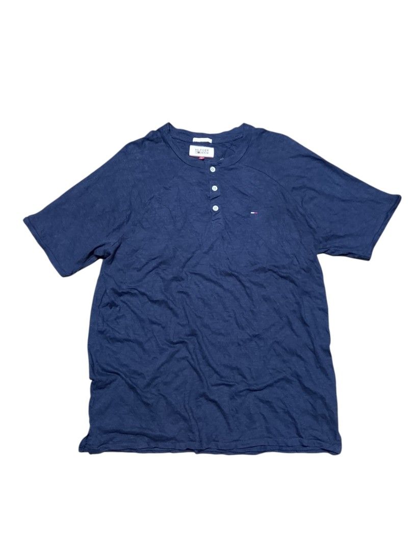 TOMMY HILFIGER HENLEY SHIRT (Category: Tshirts & Polo Shirts ) located in Naga. Submitted by choythrift (Listing ID 1470873345, Image 1). Description: TOMMY HILFIGER HENLEY SHIRT Condition: 9/10 Color rate: 9/10 Plus shipping fee J and t , flash express /drop off urban chicc Meet up around Naga city and Magarao Location: Naga City, Bicol Direct Message 💌.