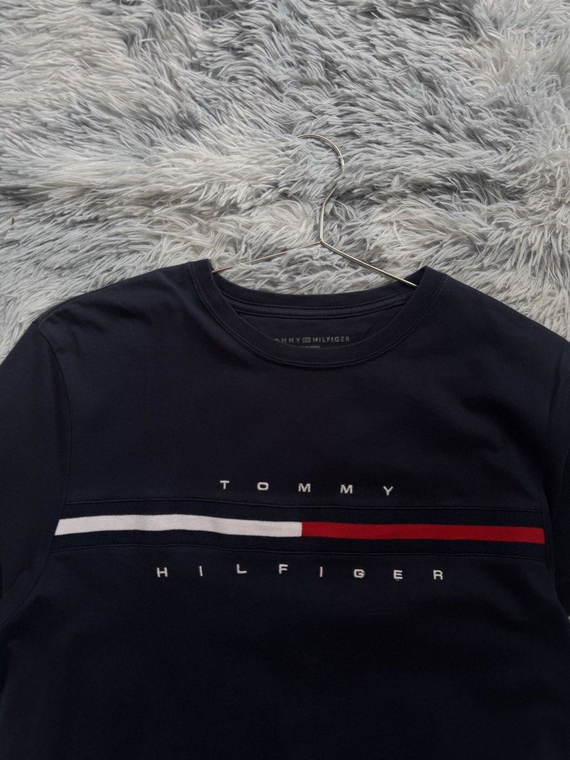 Tommy Hilfiger Scrip Tee (Category: Tshirts & Polo Shirts ) located in Taguig. Submitted by mrwickjohn67 (Listing ID 1470905576, Image 1). Description: Issue: none Size: (in inches) WXL: 19x27 .
