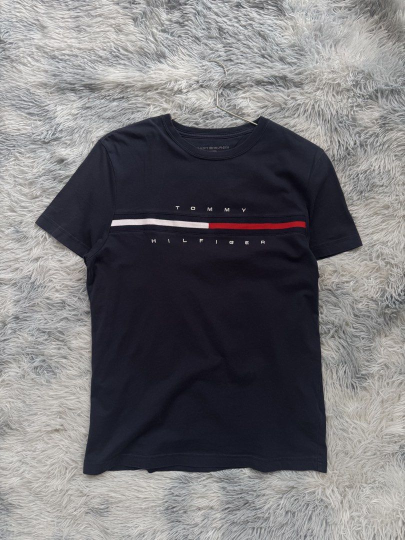 Tommy Hilfiger Scrip Tee (Category: Tshirts & Polo Shirts ) located in Taguig. Submitted by mrwickjohn67 (Listing ID 1470905576, Image 2). Description: Issue: none Size: (in inches) WXL: 19x27 .