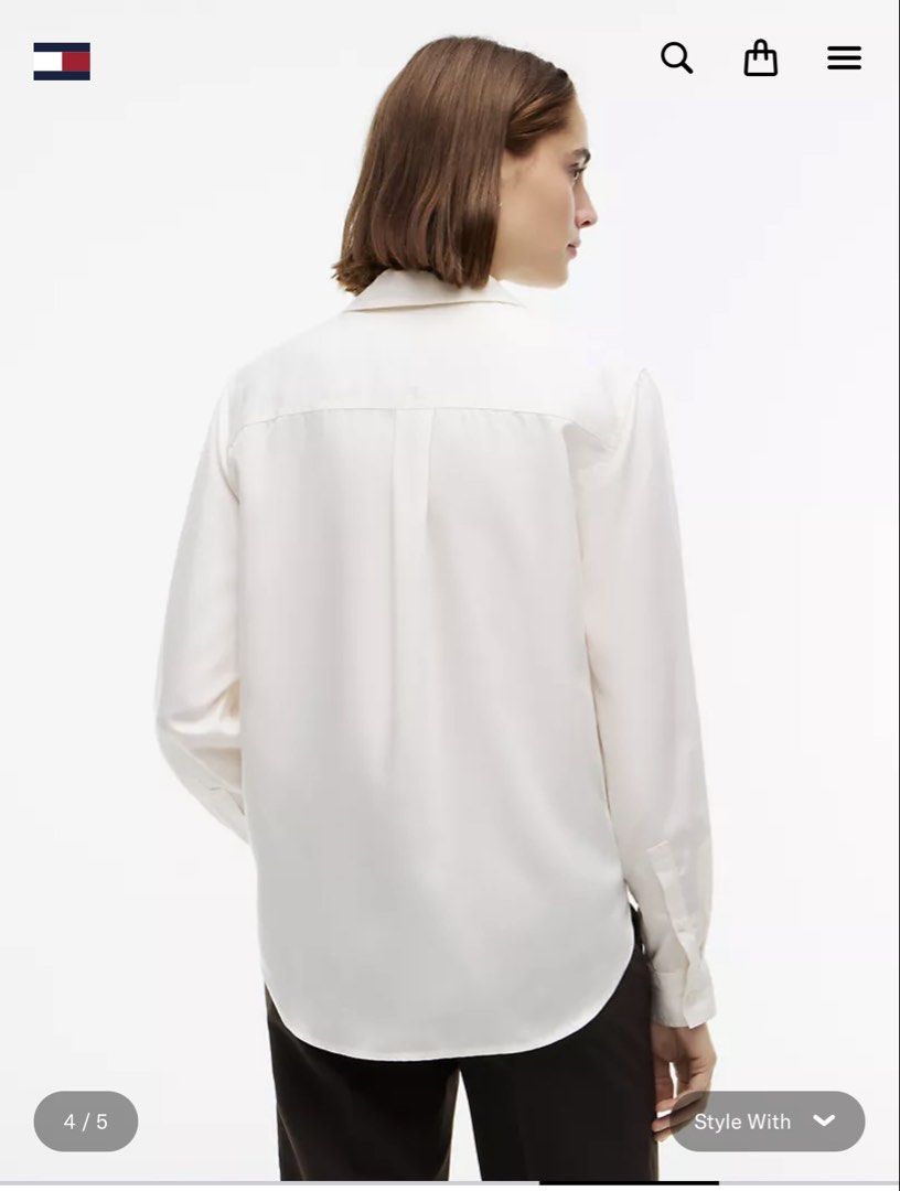 Tommy Utility Shirt (Category: Shirts) located in Quezon City. Submitted by aurora.borealis.11 (Listing ID 1470757490, Image 2). Description: Used once, no flaws. Size XXS, runs big. Fits up to Small. Imported (US)..