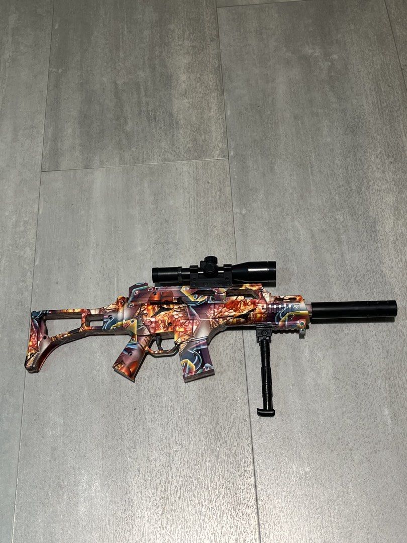 Toy rifle with Scope and attachments, Toys & Collectibles, Toys, Action ...