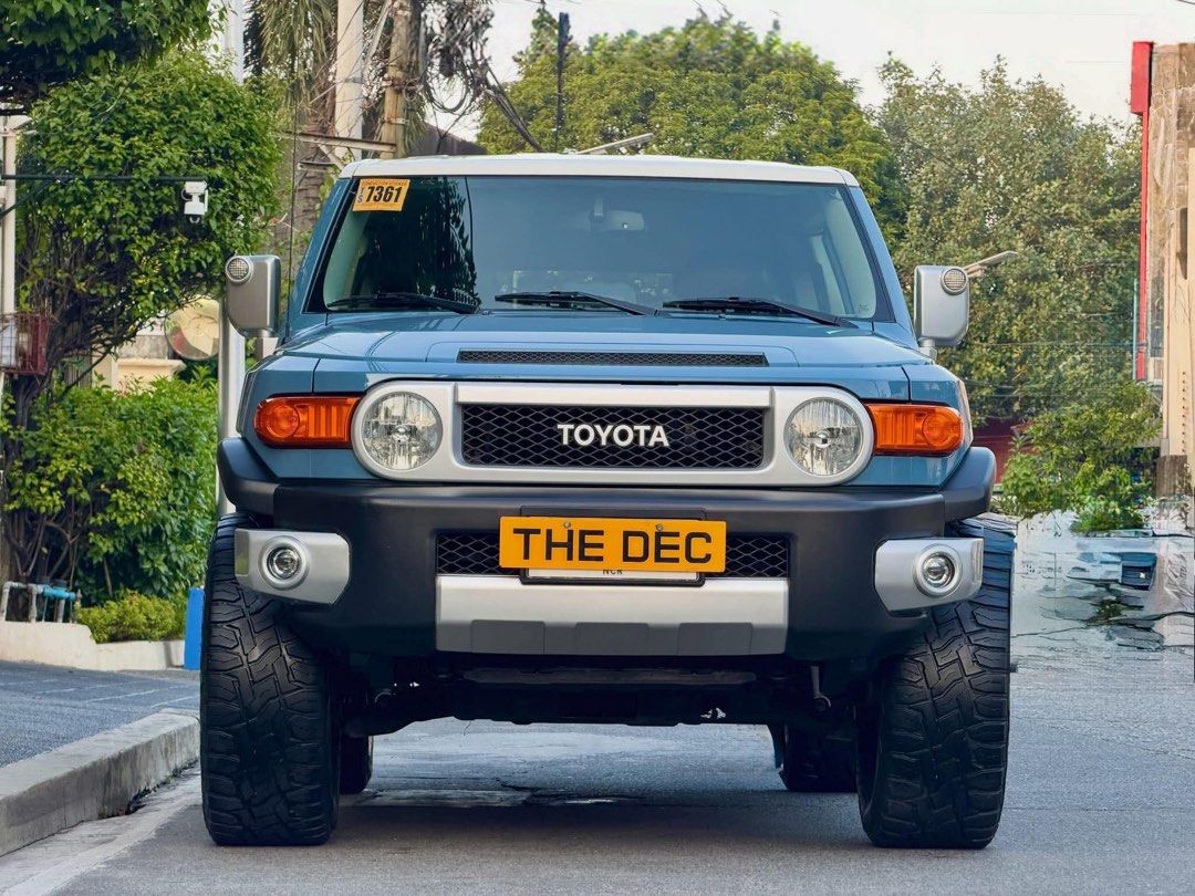 Toyota FJ Cruiser (Category: Used Cars) located in Manila. Submitted by quality_cars (Listing ID 1470805134, Image 1). Description: FOR SALE - Guaranteed Best Buy! ✅ Brand: Toyota Model: FJ Cruiser Year Model: 2016 Model Transmission: Automatic Color: Smoky Blue Fuel Type: Gas Mileage: 74k (Casa Maintained) Ending Plate: “6” Wednesday Coding MY SELLING PRICE: 1.710m Negotiable Trade In Ok, Financing Ok VLF Rays Mags Toyo Tyres Ridemax Suspensions