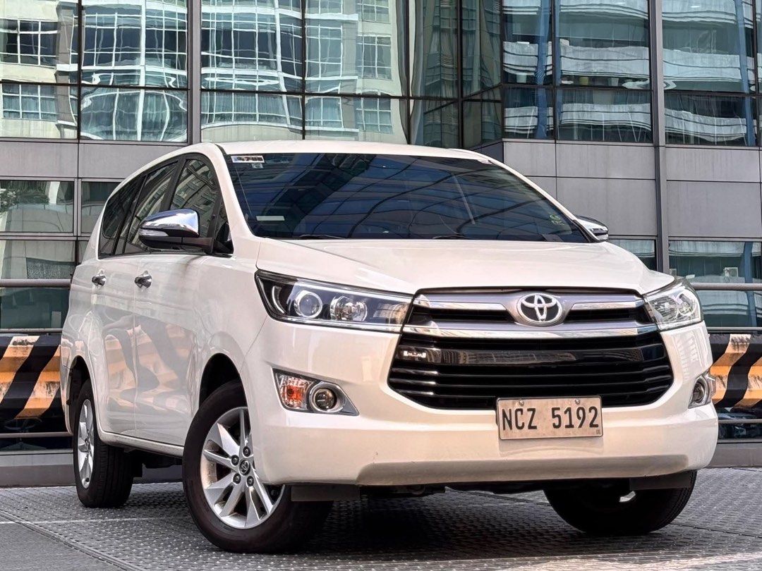 Toyota Innova 2.8 V Auto (Category: Used Cars) located in Makati City. Submitted by allcarsbymissjun (Listing ID 1470815600, Image 1). Description: 2017 Toyota Innova 2.8 V Automatic Diesel Php 788,000 only! 165k All in Cashout! 2 YRS - Php 38,413 3 YRS - Php 27,754 4 YRS - Php 23,014 1st owner Well-maintained 84k km Mileage Plate ends in 2 2.8L Turbo Diesel Engine Keyless entry Push button start Upgraded Pioneer headunit Steering wheel controls 