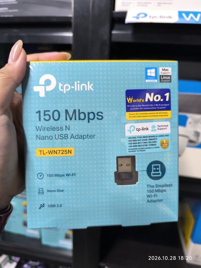 TPLINK 150MBPS SINGLE BAND WIFI DONGLE (Category: Computer Parts) located in Taguig. Submitted by tplink.imackdigitals (Listing ID 1470839430, Image 1). Description: .