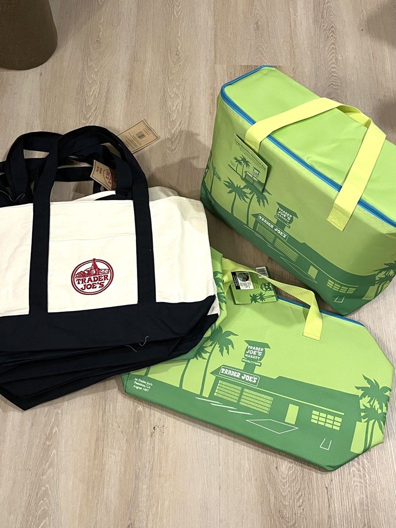 Trader Joe’s canva tote bag (Category: Tote Bags) located in Paranaque City. Submitted by xysabelle (Listing ID 1470566641, Image 2). Description: BRAND NEW from US ETA 1-2 months ‼️ Will ship first week of November 10 pieces available .