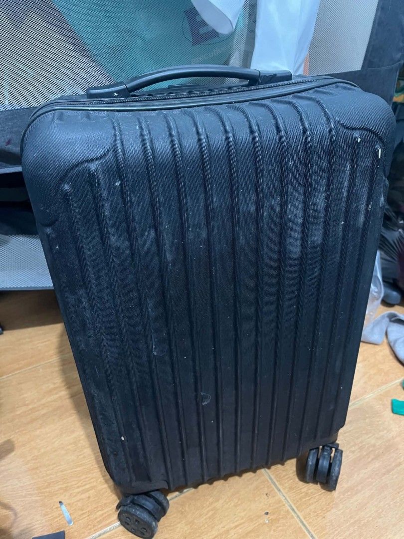 TAKE ALL - Tripp Suitcases Luggage Bundle Set (Category: Luggage) located in Paranaque City. Submitted by rjaymagdael (Listing ID 1470772192, Image 3). Description: - Bundle includes 3 Tripp suitcases - 1 bright blue hardshell trolley with wheels and extendable handle - 2 black luggage bags (1 softshell, 1 ribbed hardshell) - All feature the signature Tripp logo plaque - Condition: Used with minor dust and scuffs from past travels - Great value s