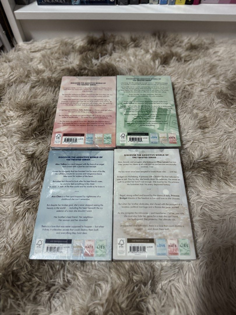 TWISTED Series by Ana Huang (Category: Storybooks) located in Paranaque City. Submitted by _xxyengxx_ (Listing ID 1470926781, Image 3). Description: BRAND NEW SEALED NOT REMAINDERED Location: Parañaque MOD: J&T.