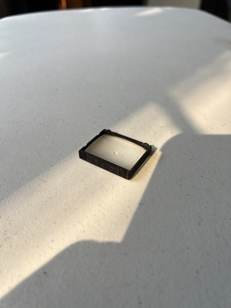 Type A Focusing screen for Nikon F/F2 (Category: Cameras) located in Daraga. Submitted by frankmarbs (Listing ID 1470906196, Image 2). Description: Type A Focusing Screen for Nikon F/F2 - was used on an F2 - needs some cleaning but useable Can do meetups around Legazpi, Albay MOD: JnT or LBC MOP:Cash/Gcash/Maribank.