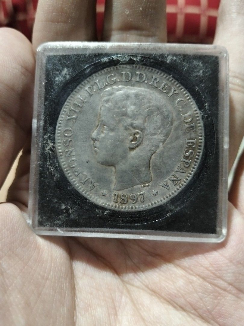 Un peso 1897 Alfonso (Category: Currency) located in Malabon City. Submitted by userofgames1233 (Listing ID 1470901027, Image 1). Description: .