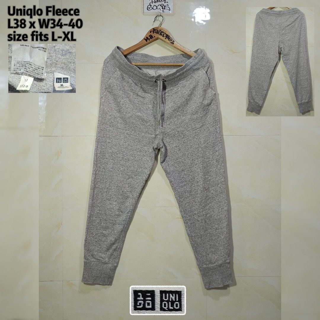 uniqlo fleece jogger (Category: Joggers) located in Talisay. Submitted by burdagz13 (Listing ID 1470929877, Image 1). Description: condition: good as new colorrate: 10-10 issue: none 💸 First pay basis only 🚀 J&T shipping nationwide (doortodoor).