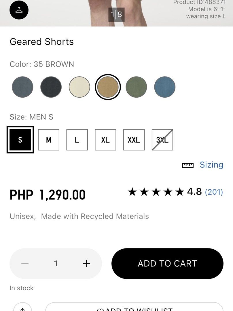 Uniqlo Geared Shorts (Category: Shorts) located in Manila. Submitted by secret.racks (Listing ID 1470870045, Image 2). Description: Uniqlo Geared Shorts Brandnew & Below SRP! Small - Olive Medium - Brown & Dark Gray .