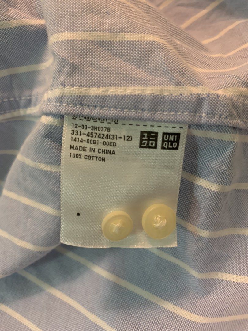 Uniqlo Oxford Shirt (Category: Formal Shirts) located in Puerto Princesa. Submitted by fhiefhie_10 (Listing ID 1470867506, Image 3). Description: •Complete with tags and hang tags • No issues or defects • Barely used Palawan is my location. Thanks!.