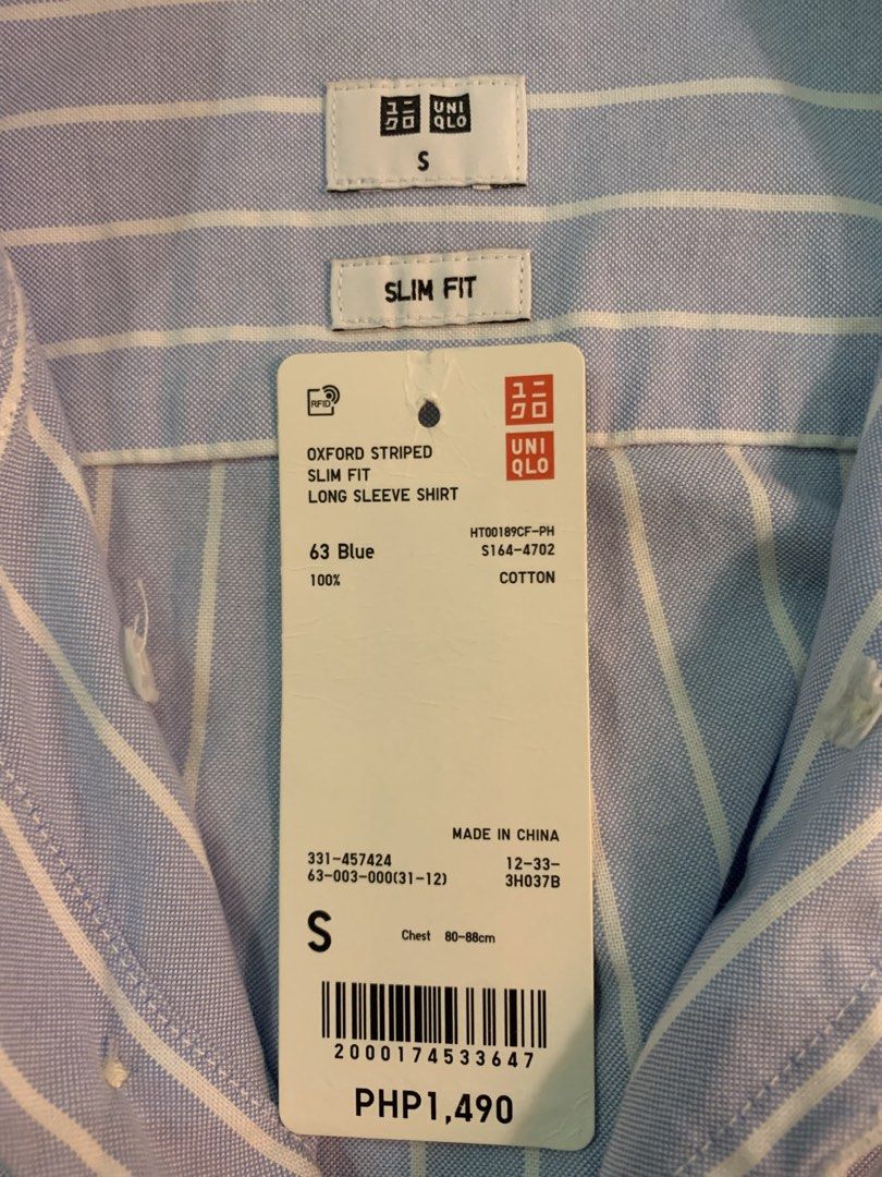 Uniqlo Oxford Shirt (Category: Formal Shirts) located in Puerto Princesa. Submitted by fhiefhie_10 (Listing ID 1470867506, Image 2). Description: •Complete with tags and hang tags • No issues or defects • Barely used Palawan is my location. Thanks!.