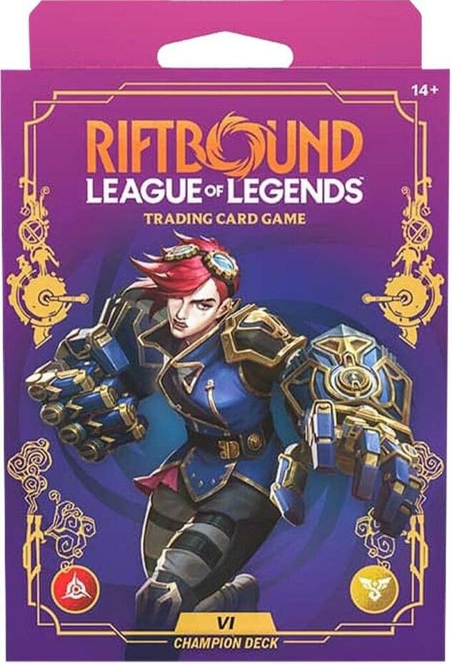 Unleashed Champion Deck - Vi-Riftbound, Toys & Collectibles, Trading ...