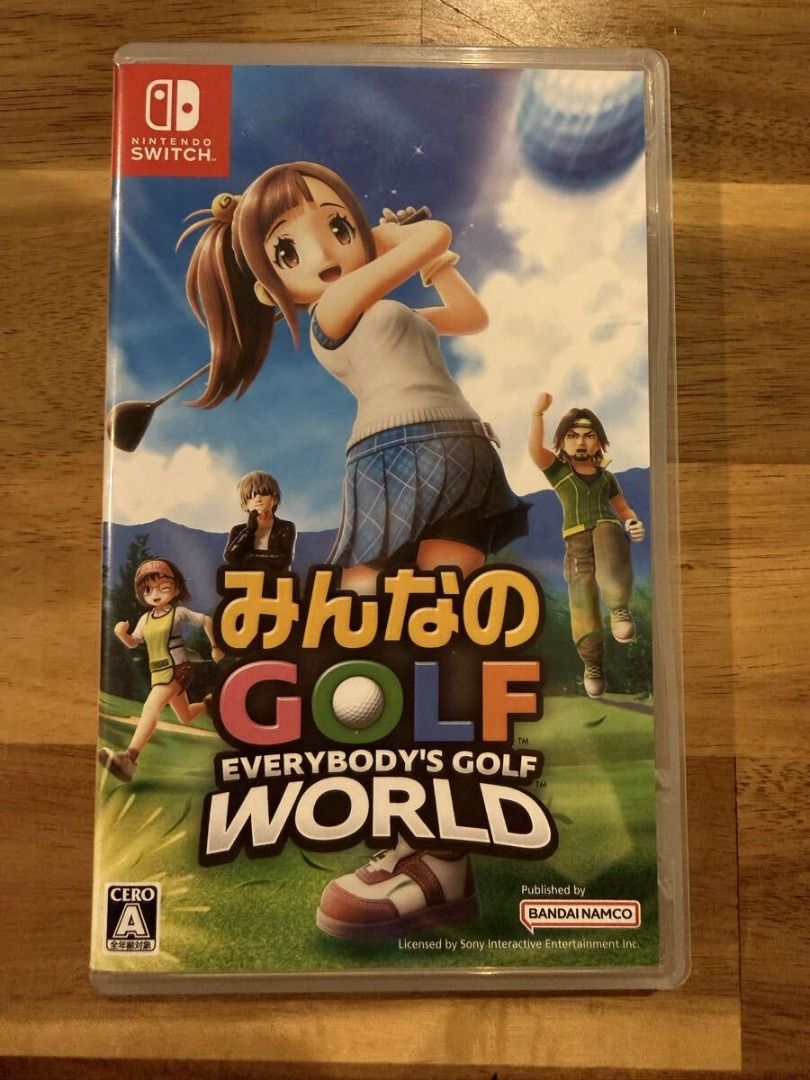 [Used, Excellent Condition] Everybody's Golf World Nintendo Switch Software (Package Version) (Category: Nintendo) located in Caloocan City. Submitted by letao_shopping_ph (Listing ID 1470801388, Image 1). Description: [Switch] Everybody's Golf World Brand: Bandai Namco Entertainment Release Date: 2025/09/04 Game Genre: Golf Software Age Rating: All Ages Package Type: Standard Edition Online: Online Compatible Play Modes: TV Mode, Tabletop Mode, 