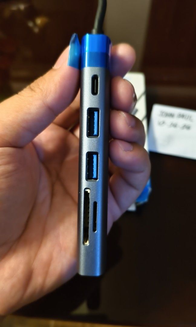 Vention USB Hub (Category: Cables & Adaptors) located in Bamban. Submitted by jpthrift_90210 (Listing ID 1470861835, Image 2). Description: Vention 6-in-1 USB Hub Type C NO ISSUE Condition: Bnew, opened for testing only Loc: Bamban, Tarlac Meetup or Shipping.