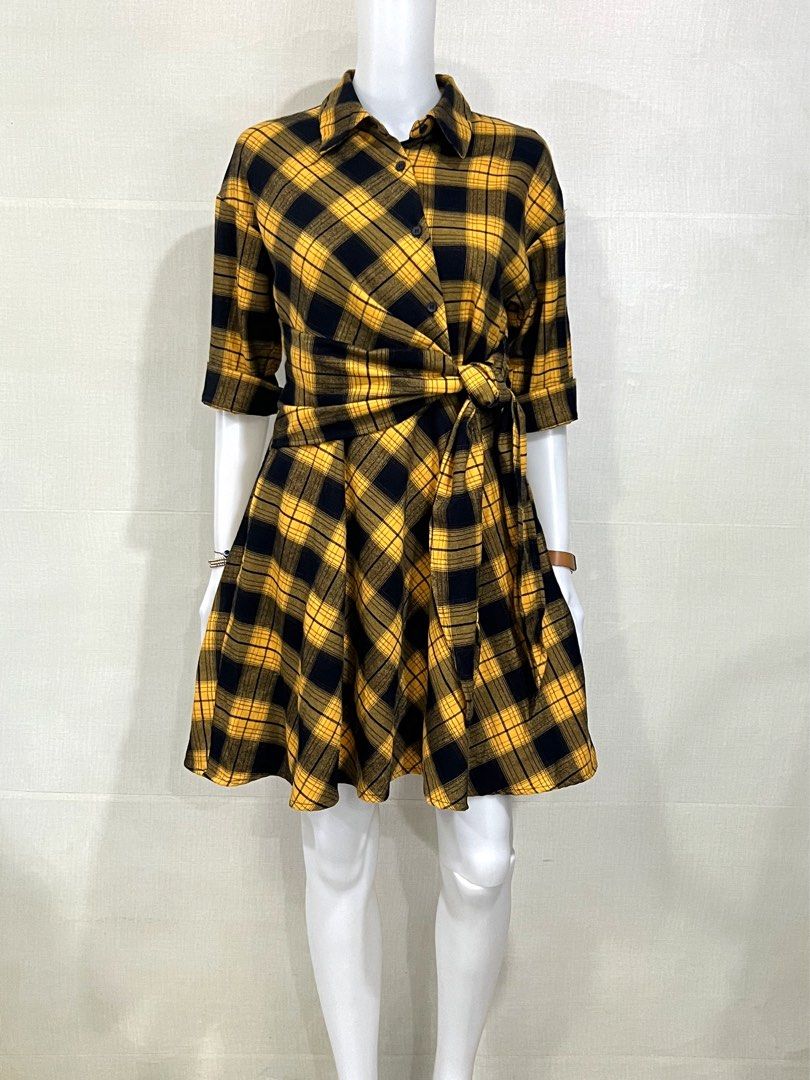 Vero Moda Check Dress (Category: Dresses) located in Cebu City. Submitted by kei.flmn (Listing ID 1470851328, Image 2). Description: 📌PLEASE READ BEFORE MAKING AN OFFER Excellent Condition (No issues) Size:Fits Medium (M) - [x] Flat Lay Measurements (in inches): - [x] Bust: 36” | Waist: 30” - [x] Length Reference: Mannequin Height : 5’4” (First-come, first-served basis) Due to an increased number of joy reservers and fake buyers, offers will onl