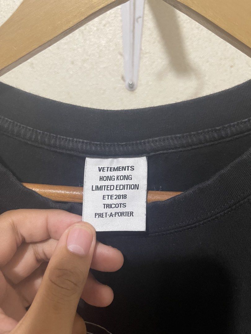 Vetements Shirt Gun Shoot (Category: Activewear) located in Tuguegarao City. Submitted by elyks11 (Listing ID 1470873509, Image 2). Description: Solid bullet hole designs .