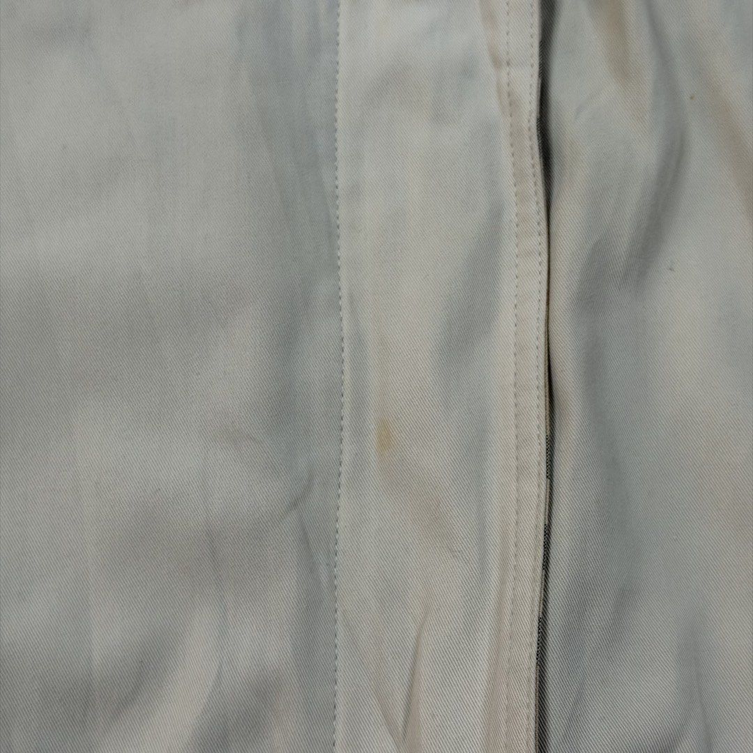 (Vintage) Burberry - Cream Harrington Jacket (Category: Coats, Jackets and Outerwear) located in Paranaque City. Submitted by millennial_goodz (Listing ID 1470906837, Image 3). Description: WTS (Vintage) Burberry - Cream Harrington Jacket Size 2 Dimensions: 24" / 26" -- 21" Sleeves Excellent condition Flaw: Minimal washable stain Authentic DM.