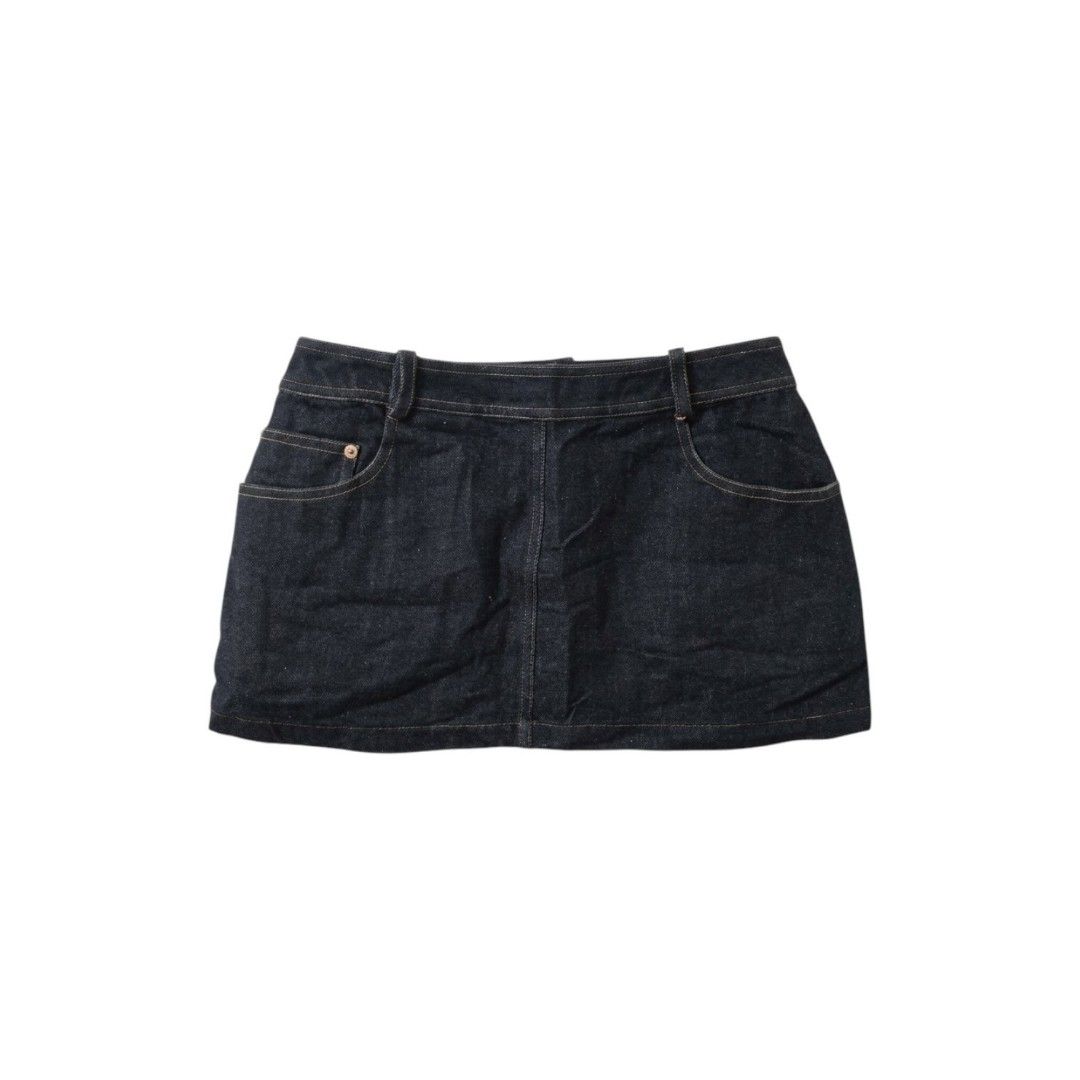 Vintage Chanel Denim Skirt (Category: Luxury Apparel) located in Ozamiz City. Submitted by outregrails (Listing ID 1468890019, Image 2). Description: Authentic guaranteed Cut short by original owner to achieve a more y2k-ish look Waist 28 Length 11.5 Hem 20.5.
