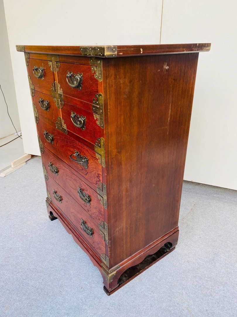VINTAGE CHEST DRAWER (Category: Shelves, Cabinets & Racks) located in Manila. Submitted by justinlei.103 (Listing ID 1470926062, Image 3). Description: “JAPAN SURPLUS” VINTAGE TANSU CHEST DRAWER SIZE: 29L” x 18W” x 39.5H” inches (AS-IS ITEM) IN GOOD CONDITION.