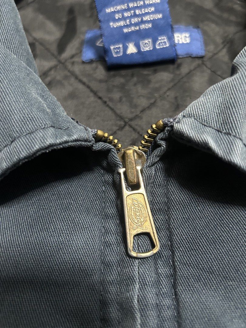Vintage dickies harrington eisenwear (authentic) (Category: Coats, Jackets and Outerwear) located in Trece Martires City. Submitted by flip_flips (Listing ID 1470894669, Image 3). Description: Vintage dickies harrington eisenwear (authentic) -Dimes: 24 width 27 length -Good vintage condition -9/10 color rate -issue: good fade, hole on right pocket.