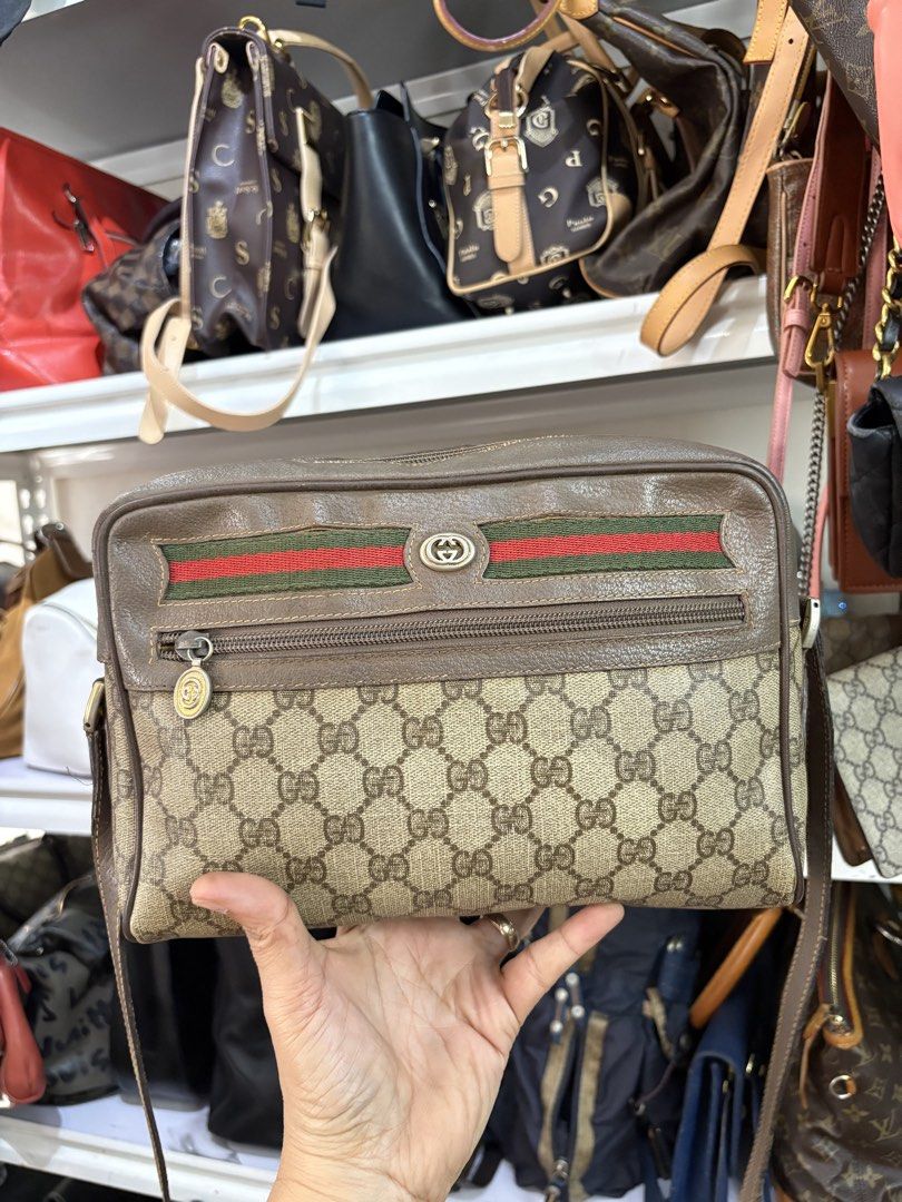 Vintage GG Sherry Line Sling (Category: Luxury Bags & Wallets) located in Cagayan de Oro. Submitted by gjkfashioncollection2008 (Listing ID 1470805056, Image 1). Description: .