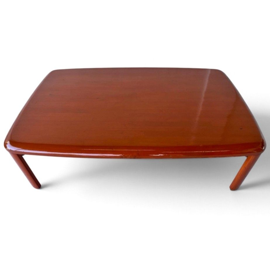 VINTAGE LOW WOODEN FOLDABLE CENTER TABLE/COFFEE TABLE (Category: Tables & Sets) located in Bulacan. Submitted by by_adette (Listing ID 1470809023, Image 1). Description: VINTAGE LOW WOODEN FOLDABLE CENTER TABLE/COFFEE TABLE Measurements: L48"xW32"xH13".