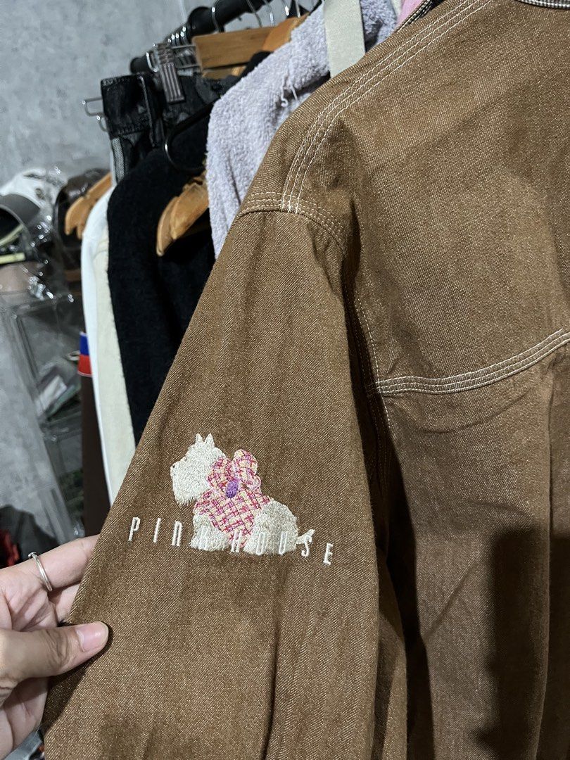 Vintage Pink House Duck Canvas Chore Jacket (Category: Coats, Jackets and Outerwear) located in Manila. Submitted by johncarylph (Listing ID 1470782589, Image 3). Description: Issue last photo XL-XXL.