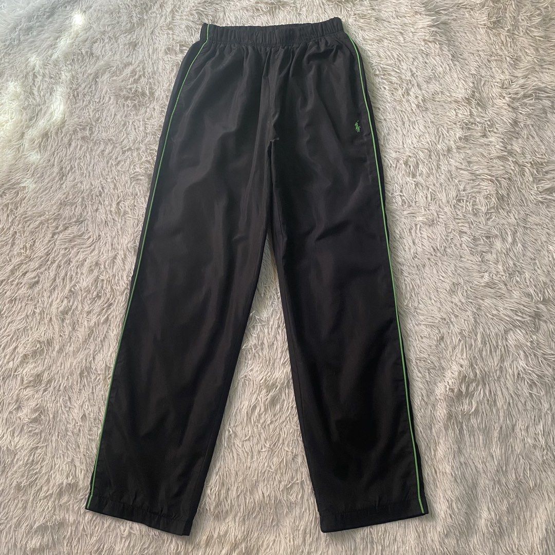 VINTAGE RALPH LAUREN TRACK PANTS (Category: Jeans) located in Pagadian. Submitted by urdripchoice (Listing ID 1470813296, Image 2). Description: VINTAGE RALPH LAUREN TRACKPANTS Waist: 24-38(STRETCHABLE) Length: 40 Thigh: 12.5 Leg opening: 8 Issue: loose stitching( see dets) FRESH FROM LAUNDRY ! ✧ INFO ✧ 📍Zamboanga Del Sur(7016), Philippines 💸 MOP: GCash — Payment First Policy 📦 MOD: J&T Express .