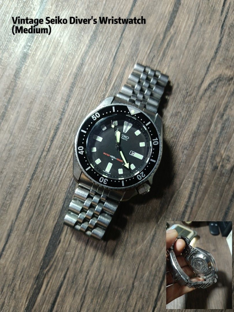 vintage seiko diver wristwatch (Category: Men's Watches) located in Talisay. Submitted by burdagz13 (Listing ID 1470929977, Image 1). Description: condition: excellent colorrate: issue: none 💸 First pay basis only 🚀 J&T shipping nationwide (doortodoor).