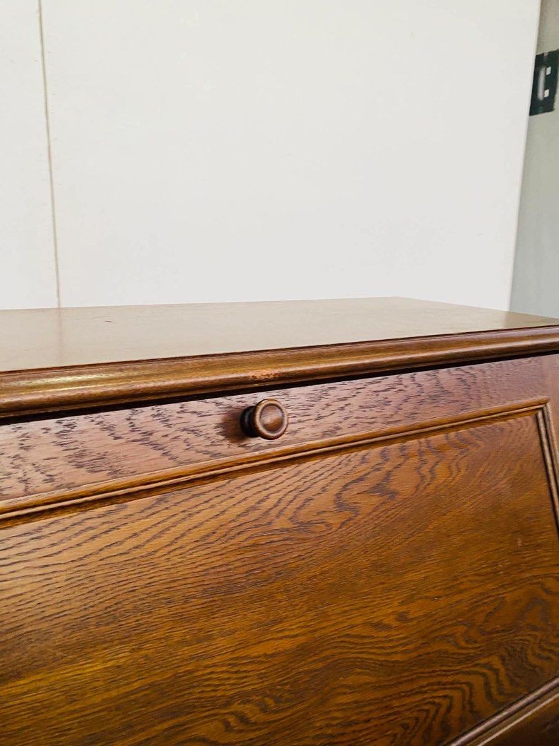 Vintage Study Board/Secretary Writing Cabinet (Category: Shelves, Cabinets & Racks) located in Manila. Submitted by justinlei.103 (Listing ID 1470926776, Image 3). Description: “JAPAN SURPLUS” VINTAGE STUDY BOARD / SECRETARY WRITING DESK CABINET SIZE: 35L” x 17W” x 43H” inches (AS-IS ITEM) IN GOOD CONDITION.
