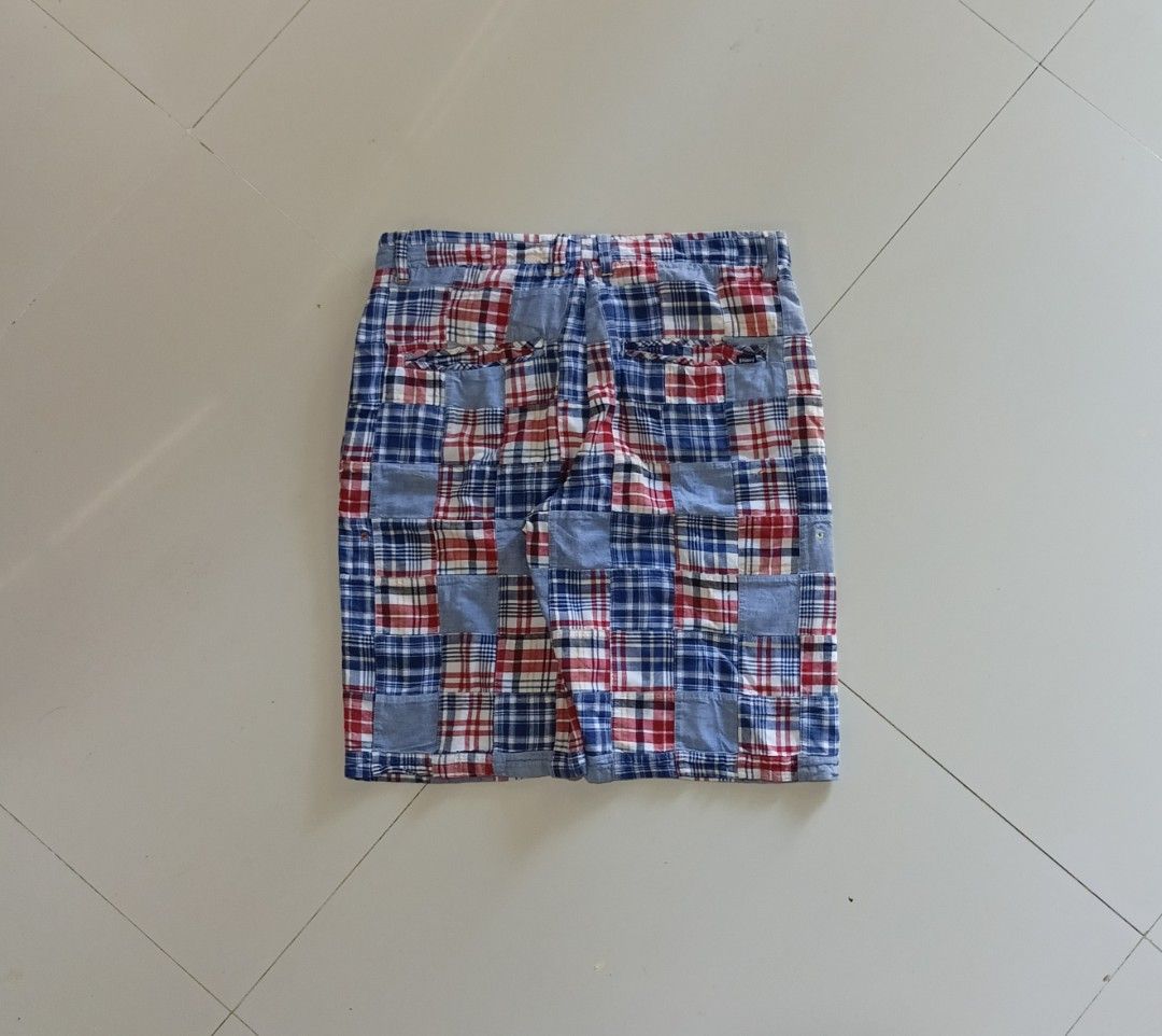 VINTAGE STUSSY PATCHWORK SHORT (Category: Shorts) located in San Carlos City. Submitted by noynoy11 (Listing ID 1470785905, Image 3). Description: VINTAGE STUSSY PATCHWORK SHORT✅ SIZE 32 32W - 22L - 10H Like new - No issues DM✅.