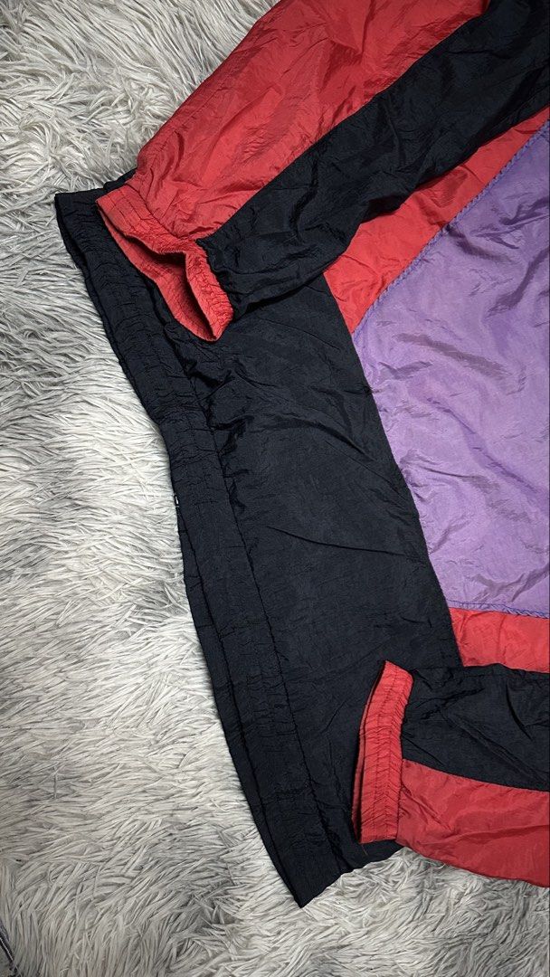 Vintage Windbreaker Jacket 1980-1990's (Category: Coats, Jackets and Outerwear) located in Manila. Submitted by paulovenegaskalakal2020 (Listing ID 1470794054, Image 3). Description: For sale! Kalakal Vintage windbreaker jacket 1990-1980's cargo tag Medium- 25 width x 27 length inches Sleeves- 22 inches Expired garter hem & ribbings Stain Sign of usage Good MINE 1,295 +sf.