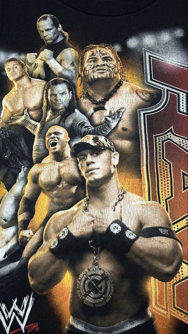 Vintage wrestling tee WWE RAW 2007 (Category: Tshirts & Polo Shirts ) located in Manila. Submitted by paulovenegaskalakal2020 (Listing ID 1470765074, Image 2). Description: For sale! Kalakal Vintage wrestling tee RAW WWE WOMENS (c) 2007 world wrestling intertainment all rights reserved XSmall- 16 width x 20.5 length inches Youth size fits Minimal lints Crack prints Sign of usage Good MINE 1,695 +sf.