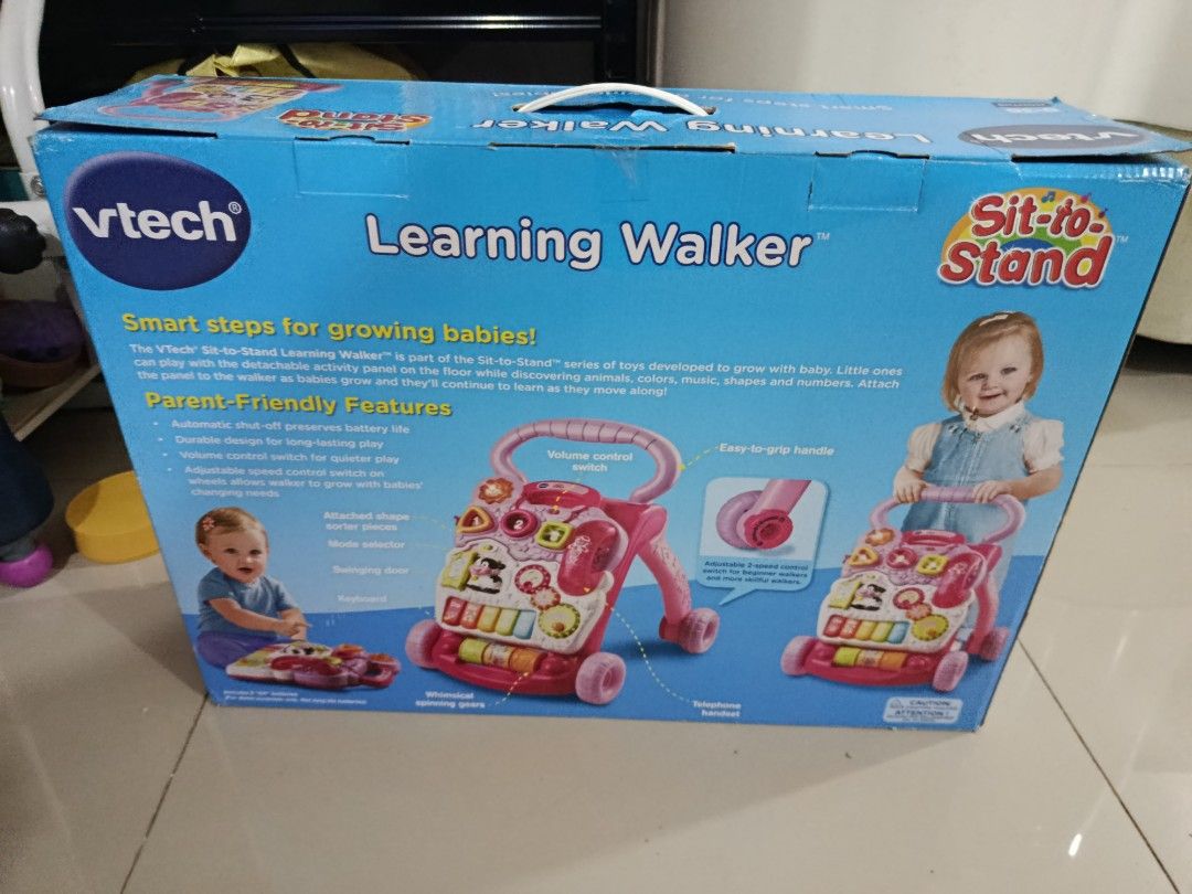 VTech Sit-to-Stand Learning Walker Pink (Category: Infant Playtime) located in Mandaluyong City. Submitted by 3la1n333.1 (Listing ID 1470855362, Image 3). Description: 🎀✨ PRE-LOVED BUT LIKE NEW! FOR SALE! ✨🎀 💖 VTech Sit-to-Stand Learning Walker 💖 💰 SELLING PRICE: ₱2,700 ONLY! 📍 Location: Mandaluyong City Looking for a fun, educational, and interactive toy for your little one? 👶💕 Give your baby the gift of learning and play with this adora