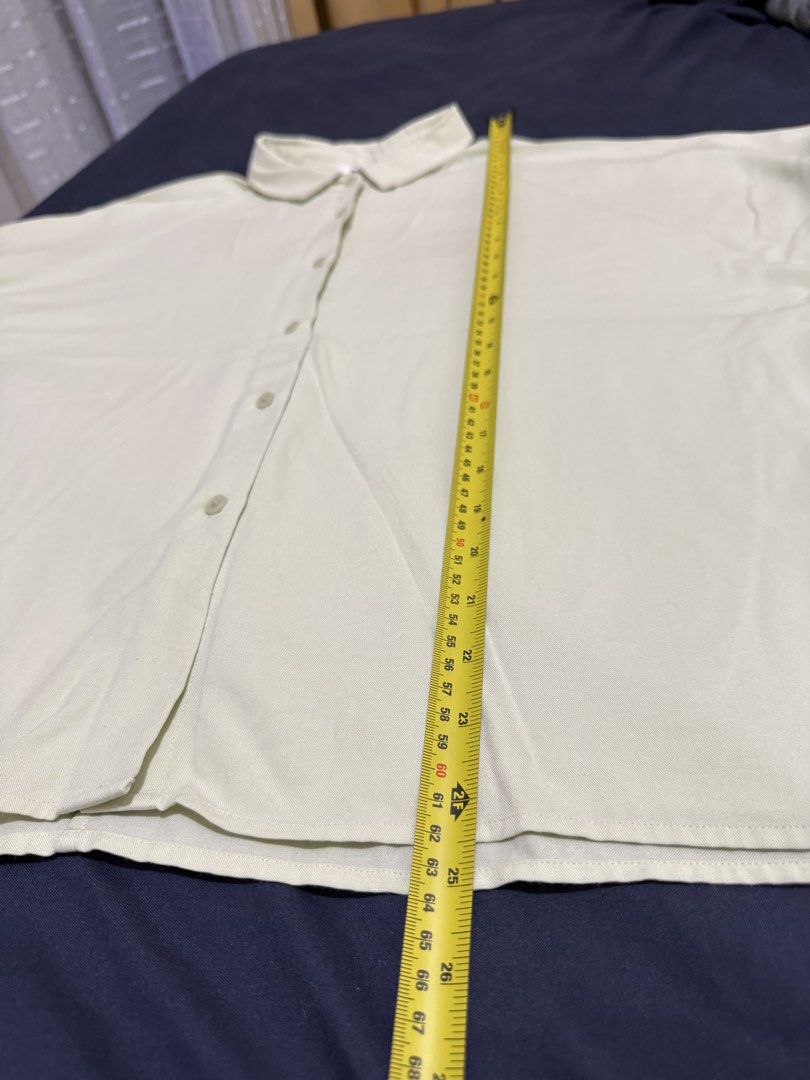 W Uniqlo Rayon button down short sleeve 01972 (Category: Blouses) located in Paranaque City. Submitted by kkattspreloved (Listing ID 1470879357, Image 2). Description: Large on tag ❗️Items are already washed and ready to wear ❗️Mixed of personal preloved items and personal handpicked ❗️Limit your Expectations based on the price of the items that you are buying ❗️Reservation for paid items only ❗️Payment first basis no to COD ❗️No sh0pee check out