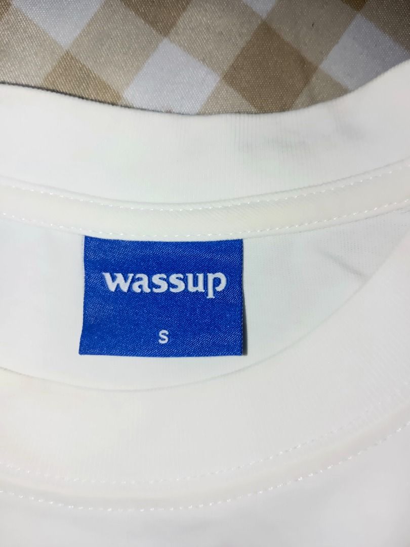 Wassup boxy type t-shirt for men (Category: Formal Shirts) located in Caloocan City. Submitted by shin27davi (Listing ID 1470807687, Image 2). Description: Small on tag Boxy type for men Off legit.