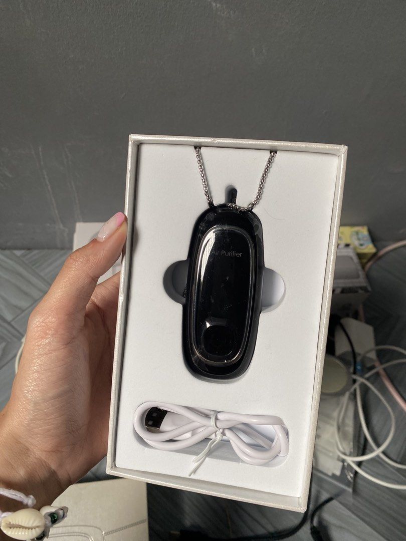 Wearable Personal Air Purifier Necklace (Category: Air Purifiers & Dehumidifiers) located in Manila. Submitted by pc.thrift (Listing ID 1470765612, Image 3). Description: .