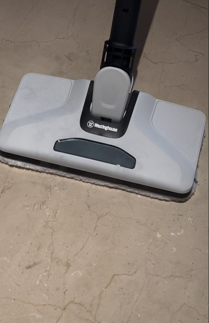 Westinghouse Corded Steam Mop (Category: Cleaning Tools & Supplies) located in Quezon City. Submitted by justlei (Listing ID 1470758936, Image 3). Description: Used once lang. Original price ₱7,600 SELLING LOW!! - Brand: Westinghouse Corded Steam Mop - Features: 110°C high-pressure steam, fast heat-up, adjustable steam settings, IPX4 waterproof design - Versatile: Detachable tube for handheld option, suitable for various types of flooring and mul