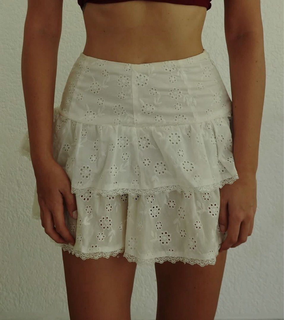 White Eyelet Skirt (Category: Skirts) located in Quezon City. Submitted by dress2impress_ (Listing ID 1470828031, Image 1). Description: .