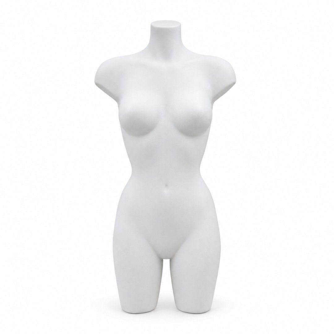 White Female Torso Mannequin (Category: Activewear) located in Manila. Submitted by luckybird_5bb0ce (Listing ID 1470920786, Image 1). Description: White female torso mannequin, ideal for clothing displays, outfit styling, and online clothing photography..