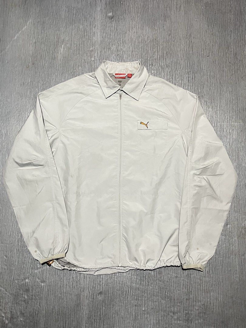Windbreaker puma jacket (Category: Coats, Jackets and Outerwear) located in Davao. Submitted by drepzone (Listing ID 1470855098, Image 1). Description: Dm if you are interested Length 27 Width 24 No issue.