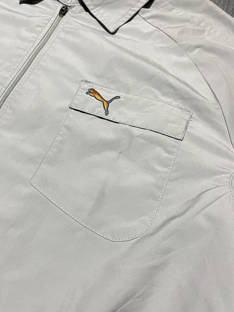 Windbreaker puma jacket (Category: Coats, Jackets and Outerwear) located in Davao. Submitted by drepzone (Listing ID 1470855098, Image 3). Description: Dm if you are interested Length 27 Width 24 No issue.