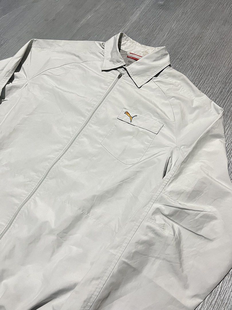 Windbreaker puma jacket (Category: Coats, Jackets and Outerwear) located in Davao. Submitted by drepzone (Listing ID 1470855098, Image 2). Description: Dm if you are interested Length 27 Width 24 No issue.
