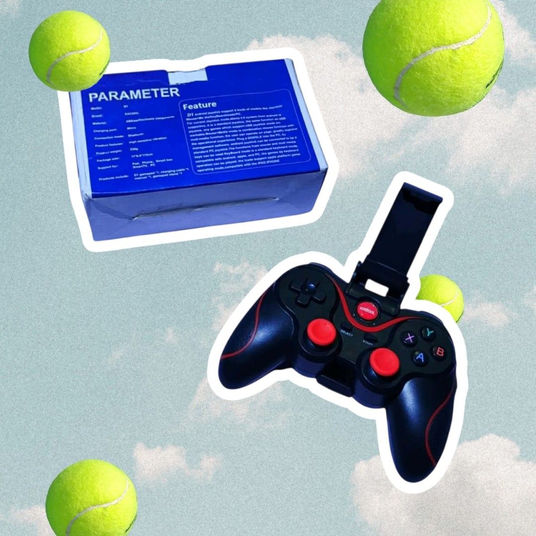 Wireless Bluetooth Game Controller with Holder | Mobile Gaming (Category: Controllers) located in Makati City. Submitted by kayogre.ph (Listing ID 1470818635, Image 1). Description: TAYO PO, PINAKA-LOWEST AT THE MARKET! 💯 If natataasan po kayo sa PRESYO ko. Open po ang "MAKE OFFER" button ko. Kayo po mag-dedecide, ng PRESYO niyo. MABILISAN lang po ako magbenta. (all items, are sale on rush! 💨) 🚛 FAST & FREE SHIPPING on most items! ‡ DISCOUNTS 