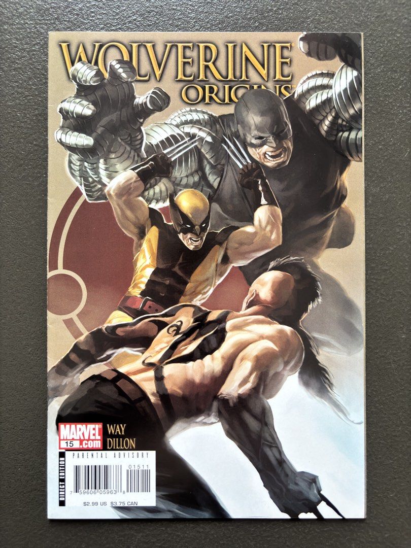 Wolverine: Origins #15 (2007) Features Wolverine vs. Daken & Cyber (Category: Comics & Manga) located in Naga. Submitted by dearyesteryear (Listing ID 1470749919, Image 2). Description: FOR SALE: Wolverine: Origins #15 (2007) Features Wolverine vs. Daken & Cyber Message me if you’re interested in this one or have a reasonable offer. I’d be happy to help. Not claiming near mint, but 100% CLEAN & well taken care of! Collector owned & bagged & board